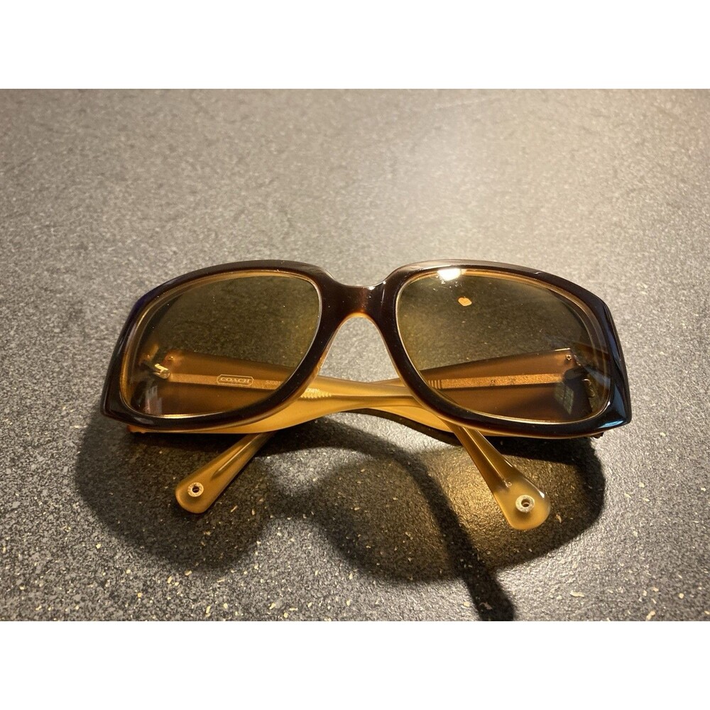 Coach S2001 Brown Flower Eyeglass Frames 56/18/130 FRAMES ONLY!